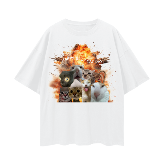 Silly Cat Day Explosion Tee