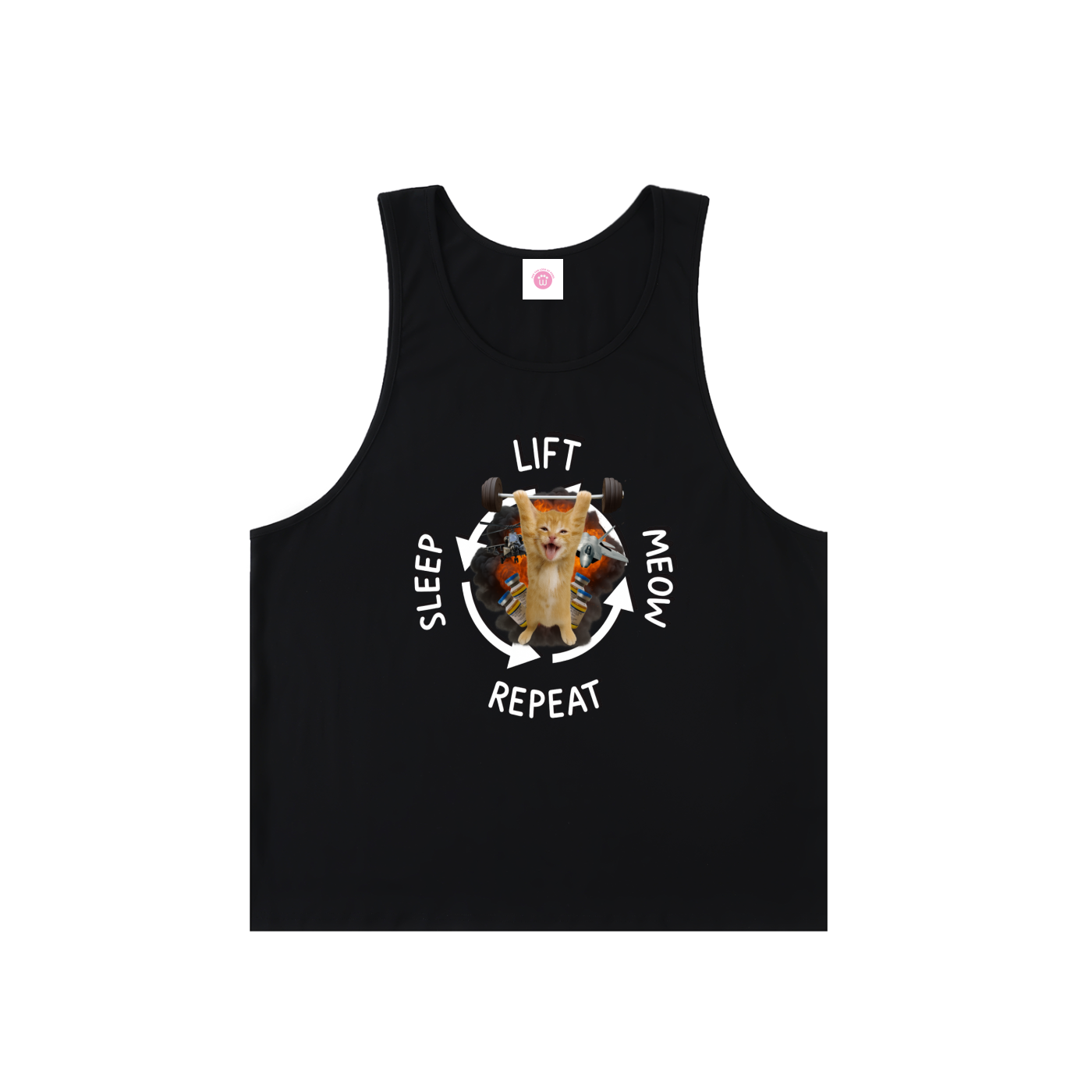 Lift Sleep Meow Repeat Tank